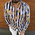 Men's shirt striped pattern printed outdoor street long sleeved button printed clothing fashion street clothing designer