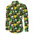2024 Leopard Shirts Men Fashion Shirt Long Sleeve Hawaiian Shirts Cuba Beach Blouse Men's Clothing Button Up Camisas Streetwear
