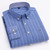Men's Social Shirt Long Sleeve Pure Cotton Oxford Thin Soft Buttoned Plaid Formal Male Clothes Oversized Shirt Plus Size S~7XL