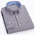 Men's Social Shirt Long Sleeve Pure Cotton Oxford Thin Soft Buttoned Plaid Formal Male Clothes Oversized Shirt Plus Size S~7XL