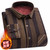 2025 Autumn Winter Men's Fashion Plaid Striped Print Shirts Double-sided Fleece Long Sleeve Thick Warm Shirts Soft Big Size 7XL