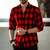 Men's Shirt Plaid Stripe Geometric Stand Collar Outdoor Street Print Long Sleeve Clothing Fashion Streetwear Designer Casual
