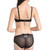 Sexy Lace Push Up Bra Set Breathable PantiesThin Mesh Cup Transparent Behalf Lingerie Bow Embroidery Flora Soutien Gorge