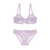 Sexy Lace Push Up Bra Set Breathable PantiesThin Mesh Cup Transparent Behalf Lingerie Bow Embroidery Flora Soutien Gorge