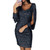 Sexy Silver Sequin Nightclub Party Tassel V Neck Mini Dress 2025 Fashion Elegant Long Sleeve Slim Fit Hip Dress Party Vest