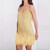 Elegant Sequins Tassel Feather Mini Dress Women Sexy V-Neck Spaghetti Straps Slip Prom Dresses Summer Party Evening Vestidos