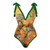 Cross-border New European and American Women's one-piece Swimsuit Sexy Printed Two-piece Skirt Hot Swimsuit Bikini suit