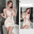 Lingerie dress Tight hollowed out smooth leopard print wrap skirt Womens dresses Woman clothing Winter one-piece dress Sex shop