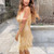 Fashion Tassel Sequin Multi-color party dresses 2025 woman luxury feminine elegant Sexy V-neck Suspender Feather Birthday dress