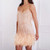 2025 Summer New Fashionable Tassel Sequin Feather Patchwork Dress for Women