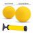 Spike Replacement Balls with Air Pump Mini Volleyball PVC Inflatable for for Pool Lawn Beach