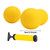 Spike Replacement Balls with Air Pump Mini Volleyball PVC Inflatable for for Pool Lawn Beach