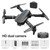 JHD E88 Pro Mini Drone 4K Camera Professional Remote Control Beginner Friendly Plastic Material FPV Drone with Charger Included