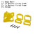 YSIDO Attacking Chicken FPV Drone Frame KIT Transform Mobula6 Mobula7 Modify 1S/2S For RC FPV Tiny Whoop Drone Quadcopter DIY