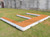 Drop Stitch Non-slip Wood Grain Material Floating Pontoon Jet Ski Platform Inflatable Floating Jetski E Dock