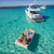 Inflatable Floating Dock Paddle Board Platform Jet Ski Dock EVA Water Mat for Boat Parking