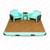 3M DWF Water Play Equipment Square Inflatable Floating Yacht Yoga Platform With Seat