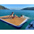 2025New Design Customized Air Dock 6 Person Inflatable Water Floating Island Platform