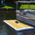 Lake Inflatable Floating Dock, Inflatable Dock Floating Platform, with Eva Non-Slip Mat, Water Surfing Yoga Mat for Lakes, River