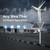 100W/200W/300W/400W/500W Light Wind Mill 12V/24V Horizontal Shaft Wind Turbine 3 Blades Wind Turbine Generator for Home Farm