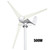 100W/200W/300W/400W/500W Light Wind Mill 12V/24V Horizontal Shaft Wind Turbine 3 Blades Wind Turbine Generator for Home Farm