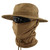 Camouflage Tactical Penny Hat suit Multifunctional Outdoor Fishing Hat Fisherman Hat Sunscreen Protective Breathable Round Edge Hat for Men