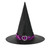 New Halloween black witch hat lace witch hat holiday evening party pointed witch hat wholesale