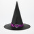 New Halloween black witch hat lace witch hat holiday evening party pointed witch hat wholesale