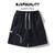 Summer workwear shorts men's thin middle pants casual Hong Kong style shorts loose straight all-match men's casual pants
