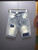 2024 Summer New Arrival Washed Men's Denim Shorts Trendy Slim Fit High Quality Pants Gray Casual Thin