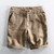 Summer Simple Elegant High Waist Solid Color Daily Fashion Workwear Casual Pants Men's Loose Lazy Wide Leg Shorts