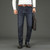 Wthinlee New Business Men's Jeans Casual Straight Stretch Fashion Classic Blue Black Work Pant Denim Trousers Male  Clothing