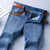 2026 New Style Business Men's Jeans Casual Straight Stretch Fashion Classic Blue Black Work Pant Denim Trousers Male Clothing