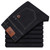 2026 New Style Business Men's Jeans Casual Straight Stretch Fashion Classic Blue Black Work Pant Denim Trousers Male Clothing