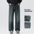 Vintage Jeans Loose Wide Leg Men's Spring New Straight Denim Pants Fashion Embroidered High Street Korean  Casual Trousers