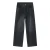 Summer Men Wash Jeans Male New Fashion Straight Wide Leg Baggy Loose Denim Trousers High Street Hot Sale Casual Trousers