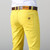 Elastic Cotton Slim Jeans Men Spring Korean Fashion Comfortable Casual Straight Leg Business Denim Trousers Yellow Pink Red