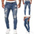 2025 New mbroidery Skinny Ripped Jeans Men Cotton Stretchy Hole Slim Fit Hip Hop Denim Pants Casual Jeans for Men Jogging Trouse
