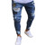 2025 New mbroidery Skinny Ripped Jeans Men Cotton Stretchy Hole Slim Fit Hip Hop Denim Pants Casual Jeans for Men Jogging Trouse