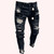 2025 New mbroidery Skinny Ripped Jeans Men Cotton Stretchy Hole Slim Fit Hip Hop Denim Pants Casual Jeans for Men Jogging Trouse