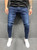 2025 New mbroidery Skinny Ripped Jeans Men Cotton Stretchy Hole Slim Fit Hip Hop Denim Pants Casual Jeans for Men Jogging Trouse