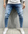 2025 New mbroidery Skinny Ripped Jeans Men Cotton Stretchy Hole Slim Fit Hip Hop Denim Pants Casual Jeans for Men Jogging Trouse