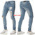 2025 New mbroidery Skinny Ripped Jeans Men Cotton Stretchy Hole Slim Fit Hip Hop Denim Pants Casual Jeans for Men Jogging Trouse