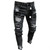 2025 New mbroidery Skinny Ripped Jeans Men Cotton Stretchy Hole Slim Fit Hip Hop Denim Pants Casual Jeans for Men Jogging Trouse