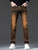 Straight Fashion Jeans Men's Stretch Vintage Washed Cowboy Trousers Casual Streetwear Gradient Color Breathable Denim Pants