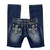 American Retro Hip-Hop Cherry Blossom Dragon Embroidery Baggy Jeans For Men and Women Y2K New Gothic Hip-Hop Casual Street Wear
