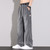 Summer Thin Fashion Lyocell Jeans Men's Casual Drawstring Straight Trousers Korean Fashion Male Streetwear Denim Pants