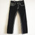 European American New Fashion Men's Black White Casual Trendy Simple Basic Straight Plus Size Denim Trousers Male Jeans Pants