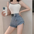 Sexy Womens Denim Shorts Tight High Waist Skinny Short Pants for Women To Wear Jeans Booty Korean Style Low Price Elasticty Hot