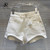 SINGREINY Summer Streetwear Denim Shorts Hot Girl Button Design Solid Basics Designer Inspired Irregular Sexy Retro Mini Shorts